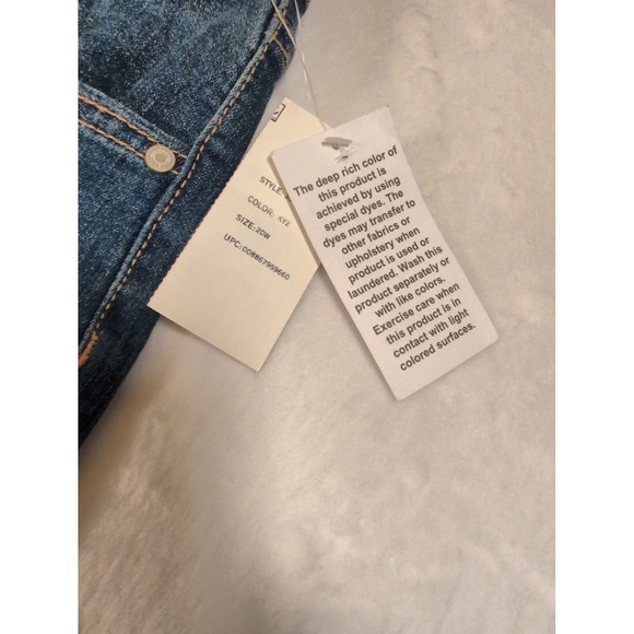 Code Bleu Weekend Tapered Leg Jeans Womens 20W Power Move High Stretch NWT $64 - Picture 5 of 10